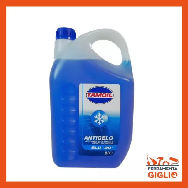Liquido Antigelo Radiatore Anti Gelo Blu 5 Litri Pronto All'uso Per Auto 5 Kg