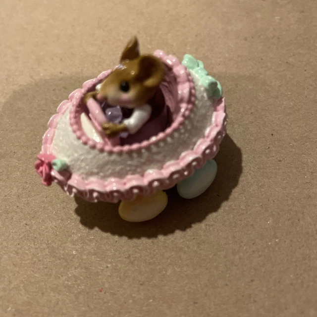 Wee Forest Folk M-274a Easter Eggmobile (Pink Car w/Boy Mouse) DP Signed Wee Forest Folk M-274a Easter Eggmobile (Pink Car w/Boy Mouse) DP Signed