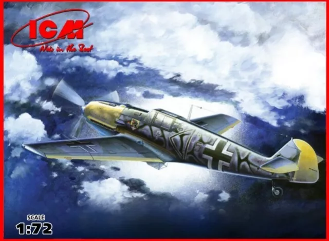 ICM Models 1/72 WWII Allemand Messerschmitt BF109E7/B de Combat/Bomber 72135