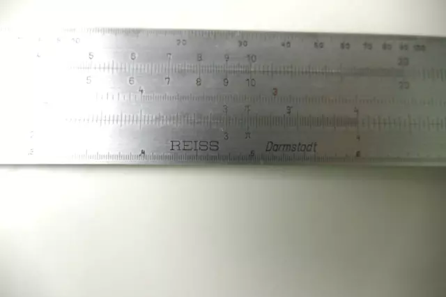 Reiss Darmstadt 06/0015 Vintage Alu Rechenschieber Rechenstab S-4083 2