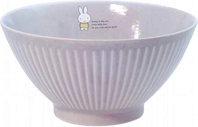 Kinjo ceramiche Dick Bruna "Miffy Miffy" Ciotola per noodle Donburi in...