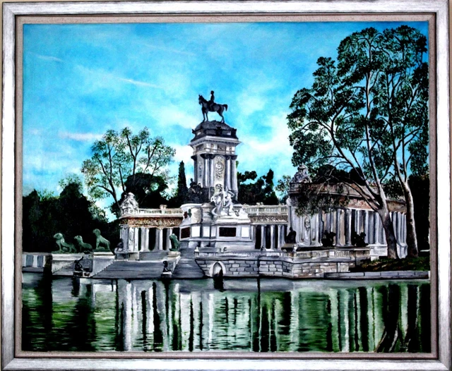 Retiro de Madrid    obra de Gilaberte adjunto marco