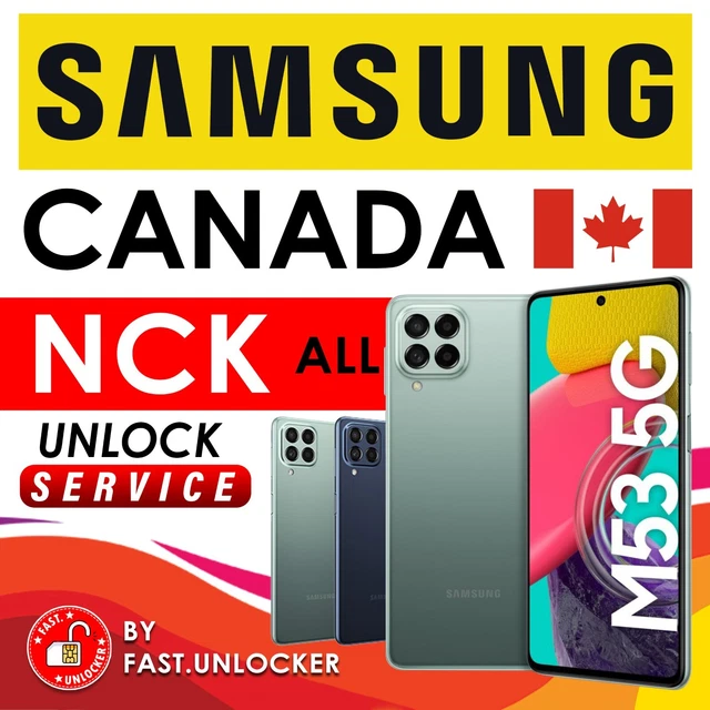 Samsung Canada Unlock Code Service, Nck Network Code For Samsung Galaxy Canada