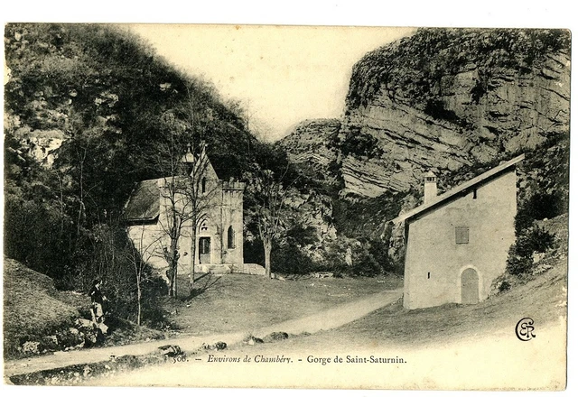 CPA 73 Savoy surroundings de Chambéry Gorges de Saint-Saturnin