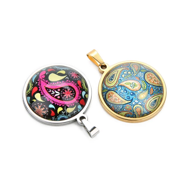 20 PCS Charms Cabochons Flatback Dome Cabochons Jewels Crafts Accessories