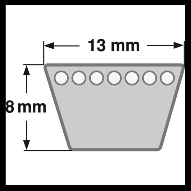 Keilriemen 13 X 1092 Li – A43, DIN 2215, Klassischer Keilriemen Für Maschinen & Industrie