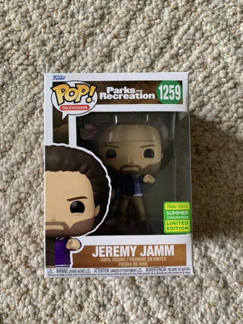 Funko Pop Parks & Recreation Jeremy Jamm #1259 2022 SDCC Shared Exclusive