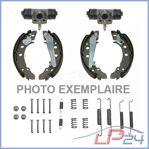 2x CYLINDRE DE ROUE+4x MÂCHOIRE FREIN À TAMBOUR ARRIÈRE POUR FORD ESCORT 7 ABL