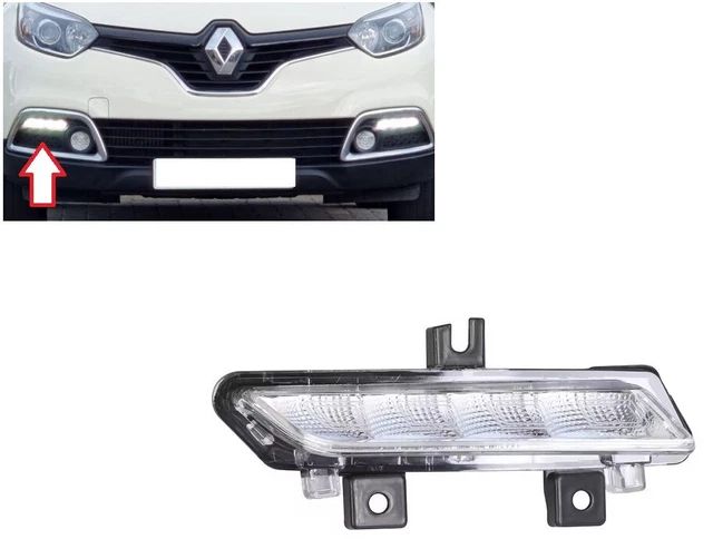 Left Side Daytime Running Lamp For Renault Captur 2013-2019 – LED N/S DRL
