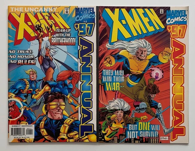 Uncanny X-men Annual 1997 + X-men Ann 1997 (Marvel) VF+/- condition.