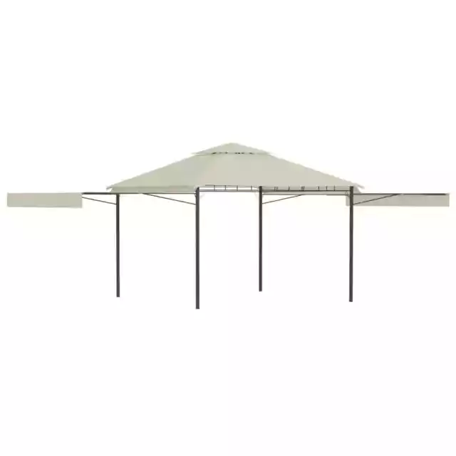 Pavillon mit Doppelt Erweiterten Dächern 3x3x2,75 cm 180 g/m² EF J4012