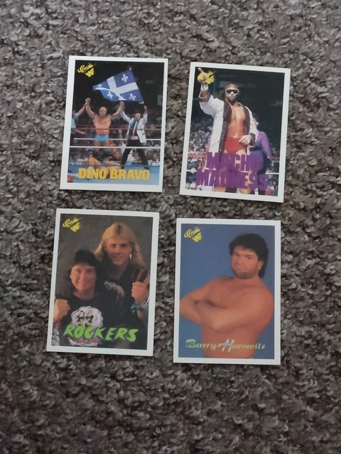 WWF WWE 1990 Classic Games Wrestling Trading Cards Series 1 Wwe Wcw ...