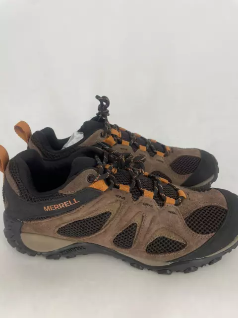 MERRELL MENS YOKOTA 2 Bracken (Brown) Orange Hiking Shoes J31275 Size 9 ...