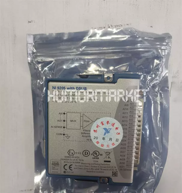 1x National Instruments NI 9205 779357-01 D-Sub Analog Input Module USED