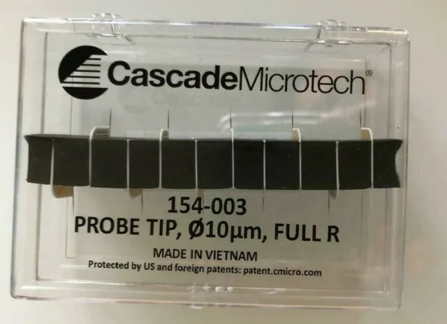 CascadeMicrotech 154-003 Probe Tip 10um FULL R Part#768F79-2201 (pack of 10)