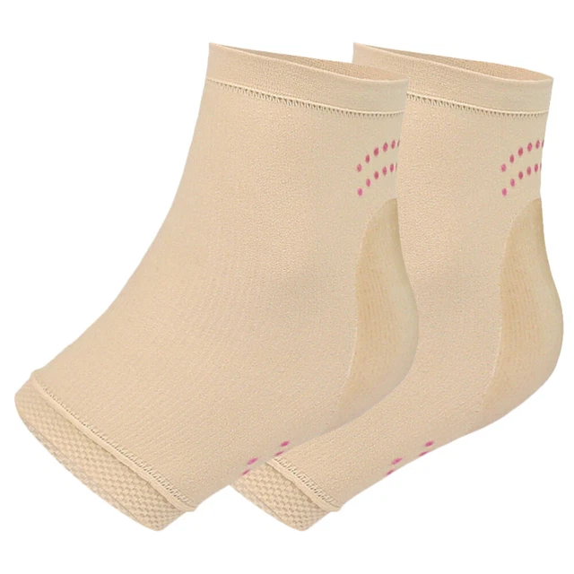 1 Pair Toeless Gel Socks Moisturizing Gel Heel Socks Cracked Foot Heel Socks