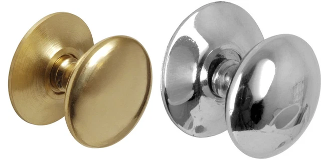 Laiton Chrome Victorien Placard Boutons 1 " -2 "/ 25-50mm