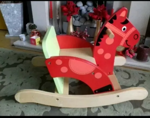 Elc wooden rocking horse outlet