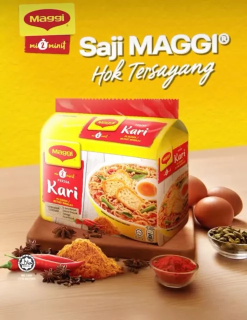 MAGGI KARI (5 pack. Each pack has 5 Maggi Noodles packets)