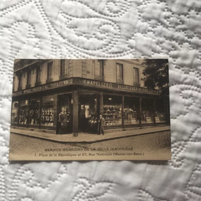 Carte Postale Ancienne Grands Magasins De La Belle Jardinière