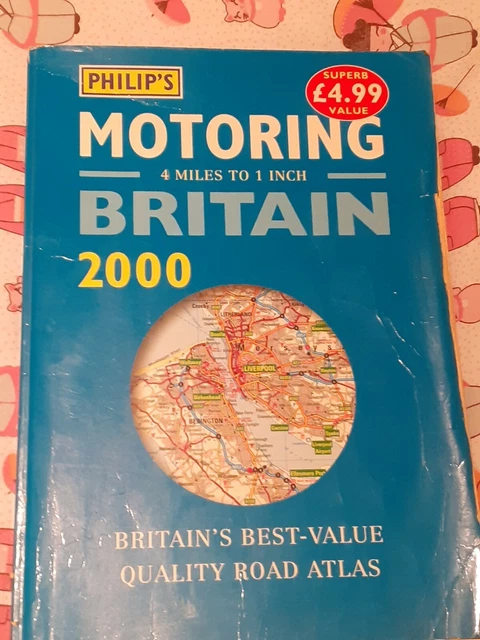 PHILIPS MOTORING BRITAIN 2000 map driving map atlas EUR 22,71 - PicClick FR