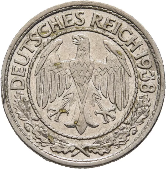 FITZ Deutsches Reich Reichsmark 1938 E Muldenhütten Nickel µFIM17