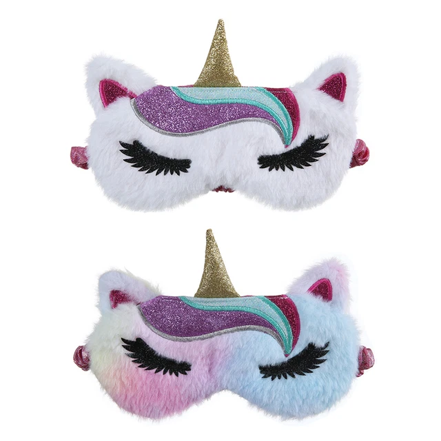 3D Carino Maschera Occhi Carino Cartone Carino Occhiale Animale 19x9cm Benda per Uomo Donna Bambini