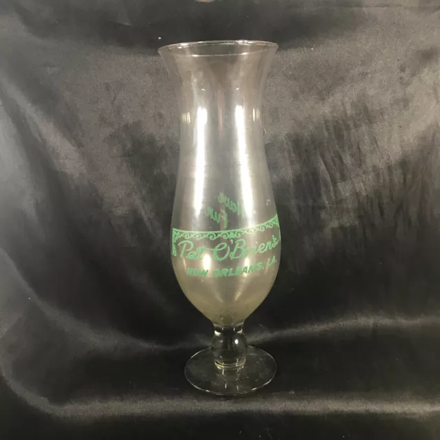 Vintage Pat Obriens Have Fun Hurricane Glass New Orleans