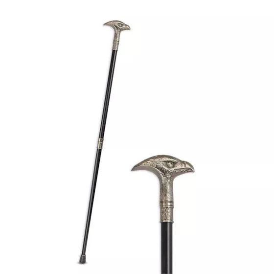 Gehstock Aluminium Griff Spazierstock 95cm Walking Stick Vogel Kopf EJA0933