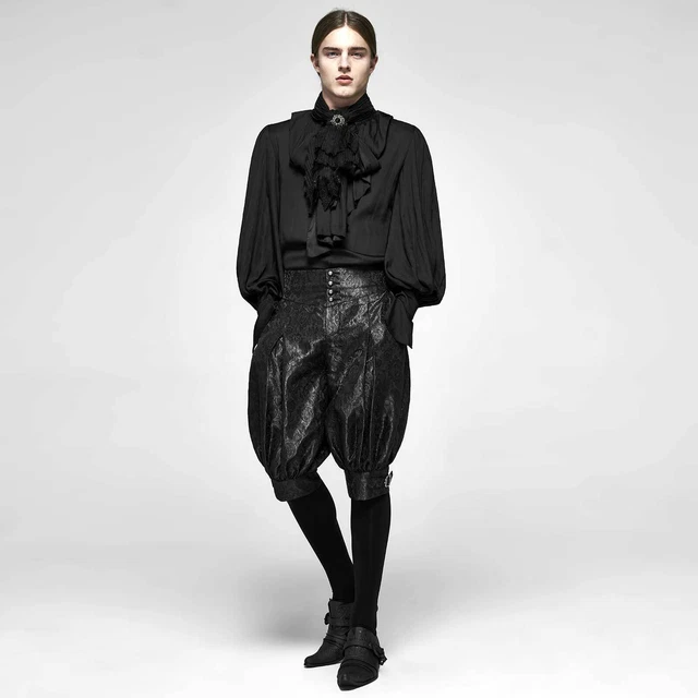 Pantaloni al ginocchio PUNK RAVE gotici broccati knickerbocker uomo rococò breeches ELEGANTI Pantaloni al ginocchio PUNK RAVE gotici broccati knickerbocker uomo rococò breeches ELEGANTI