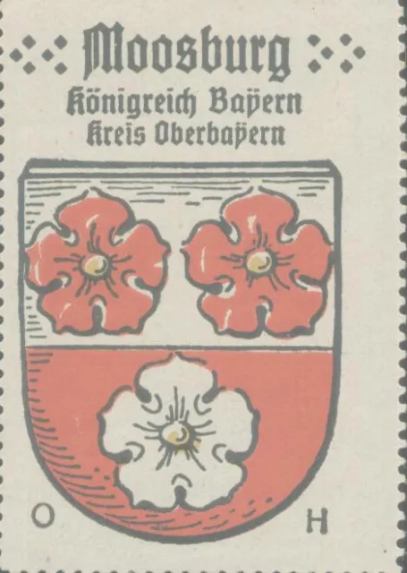 Reklamemarke 364 – Kaffee Hag –  Wappen von  Moosburg