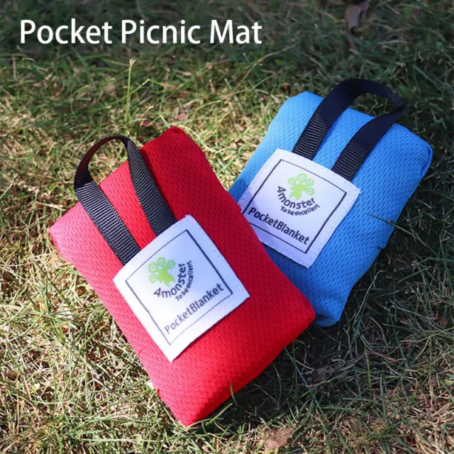 Pocket Picnic Blankets Outdoor Camping Waterproof Beach Mat Travel Sand Free Rug