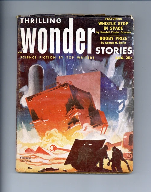 Thrilling Wonder Stories Pulp Aug 1953 Vol. 42 #3 GD
