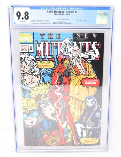 Cable Deadpool Annual #1 New Mutants 98 Homage CGC 9.8 Marvel 2018
