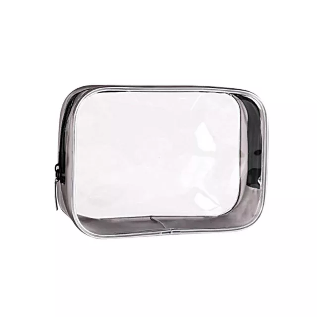 Clear Wash Makeup Bag Travel Cosmetic Transparent PVC Toiletry Pouch Organizer