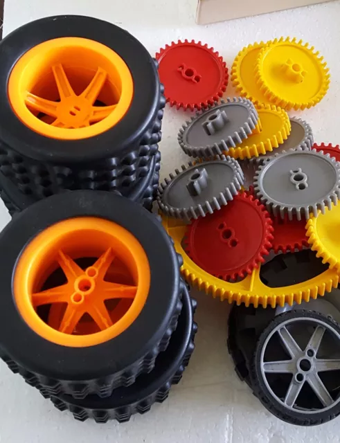 Knex K'NEX Spares Wheels gears cogs – various parts to choose from  UK P & P inc