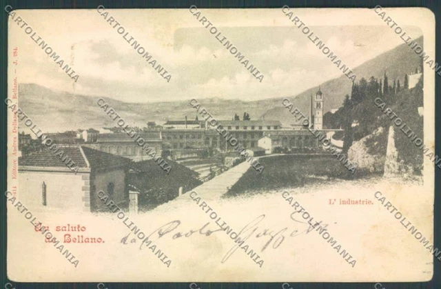 Lecco Bellano cartolina LQ4740