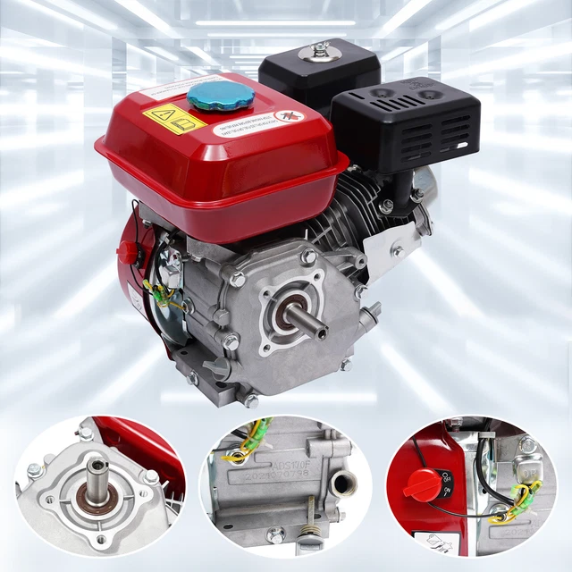 Benzinmotor 7,5 PS 4-Takt - 215cc Für Go-Kart & Landwirtschaft