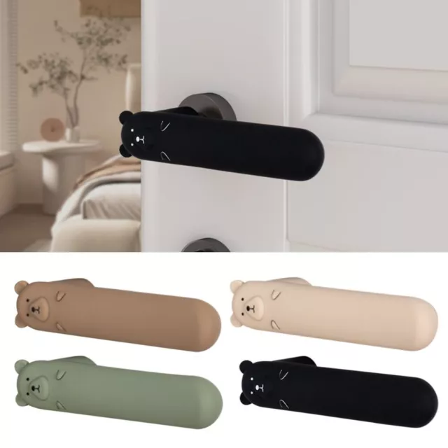 Anti Collision Door Handle Cover Silicone Kids Safety Doorknob Protector  Home