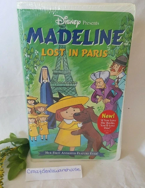 DISNEY PRESENTS MADELINE: Lost in Paris (1999, VHS, unopened /new w ...