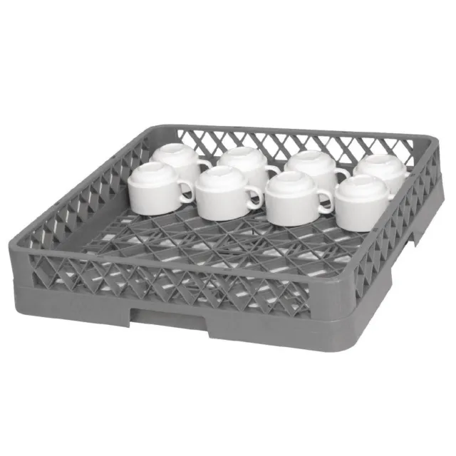 Vogue Dishwasher Rack 500x500mm Open Cup | Washroom Cleaning