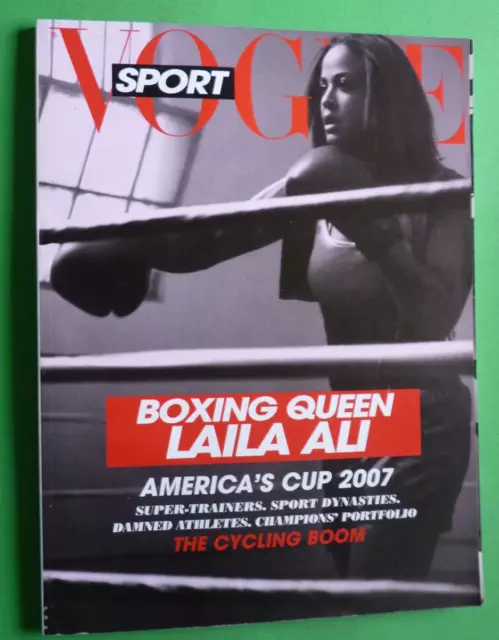 L' Mens Vogue Sport Magazine January 2007 377 January Laila Ali Bruce Weber