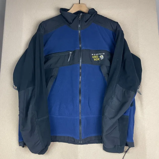 Mountain Hardwear Jacket Mens Extra Large Gore Windstopper Fleece Full Zip Logo