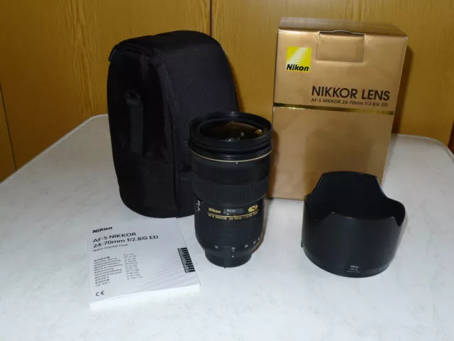 Nikon 24-70 mm F/2.8 SWM AF-S M/A G ED Objektiv F Objektiv