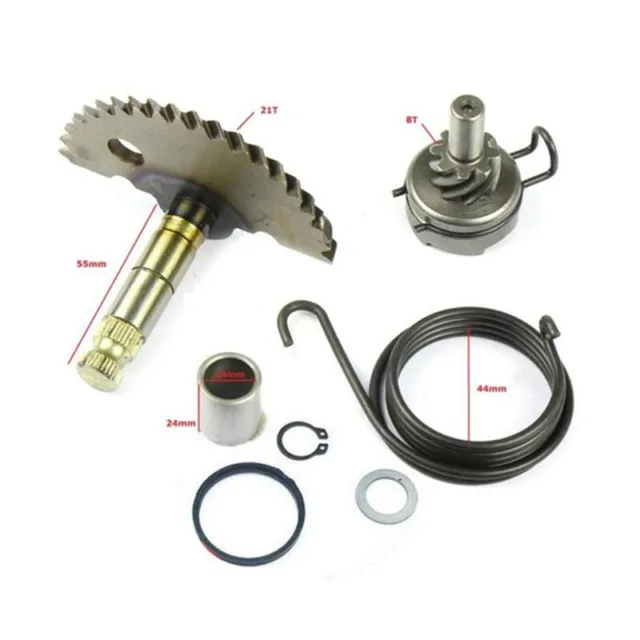 For 50CC GY6 139QMB Scooter ATV Kick Start Kit Complete Gear Shaft Spring power4