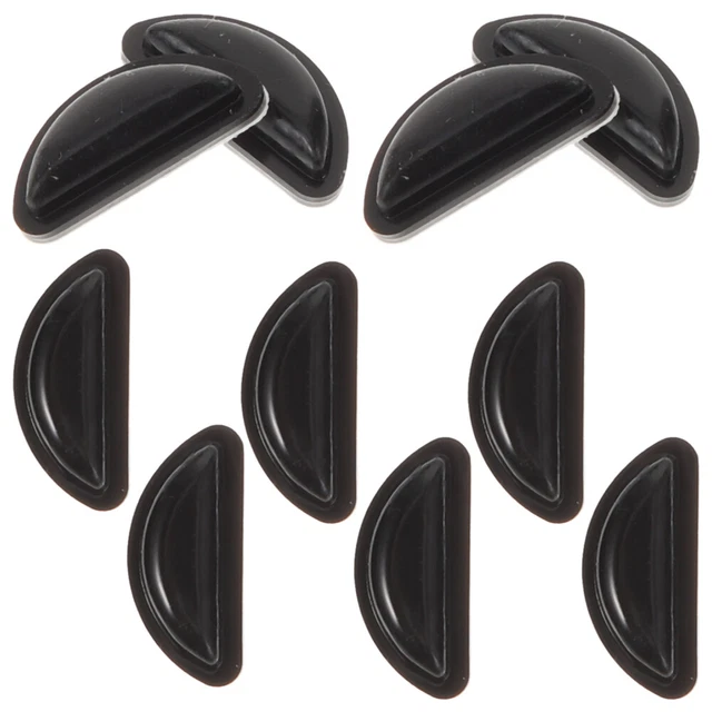 5 pares de gafas almohadillas de nariz flexibles de repuesto almohadillas de silicona para nariz