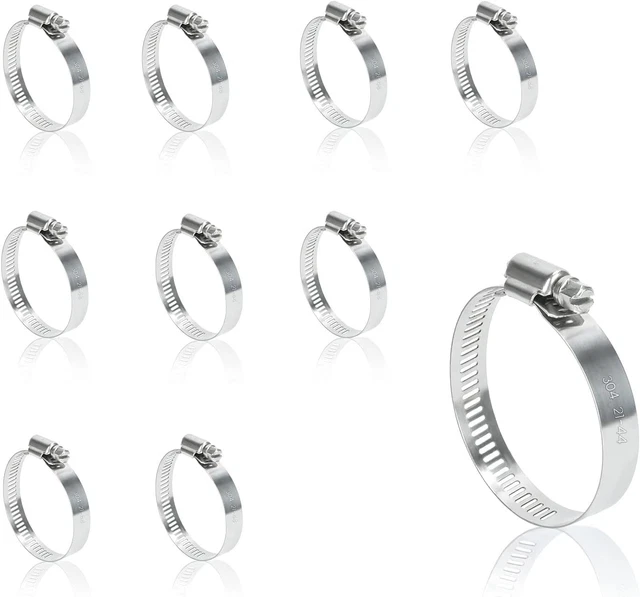 EKKONG Fascette Stringitubo,10PCS Stringitubo, 304 21-44mm