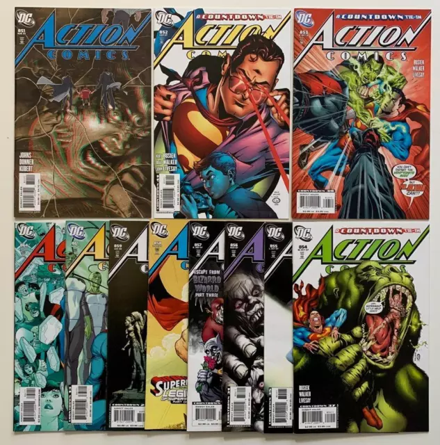 Action Comics #851 to #877 (4 missing) (DC 2009) 23 x FN to NM comics