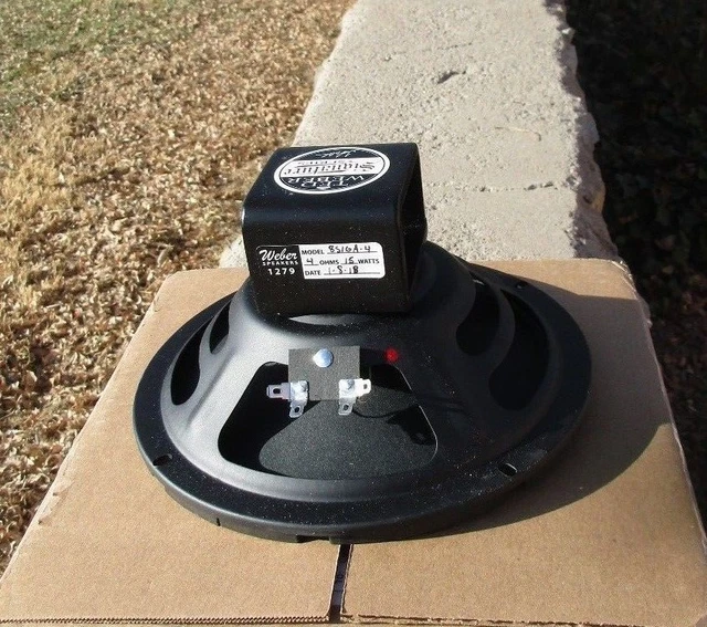 WEBER SIGNATURE ALNICO 8 8 inch Speaker 15W 8 Ohms Smooth Cone Great