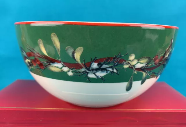 4 - 6" Lenox Winter Greetings Green All Purpose Bowls American Home Collection